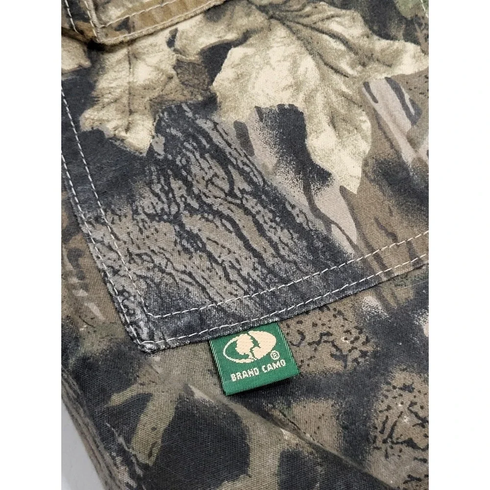 Vintage Mossy Oak Pants Men's 3XL Breakup Camo Hunting Adjustable Waist USA
